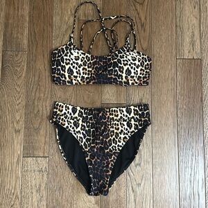 Cheetah print bikini